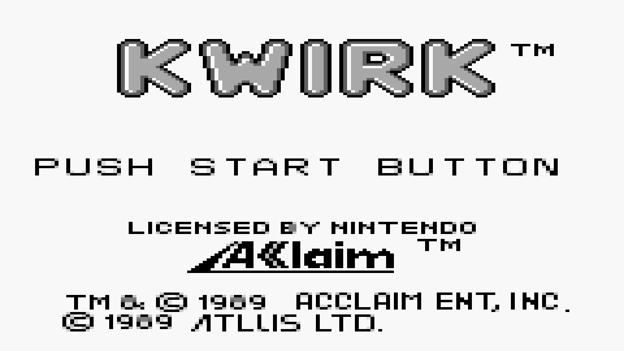 Game Boy | Kwirk (Gameplay)
