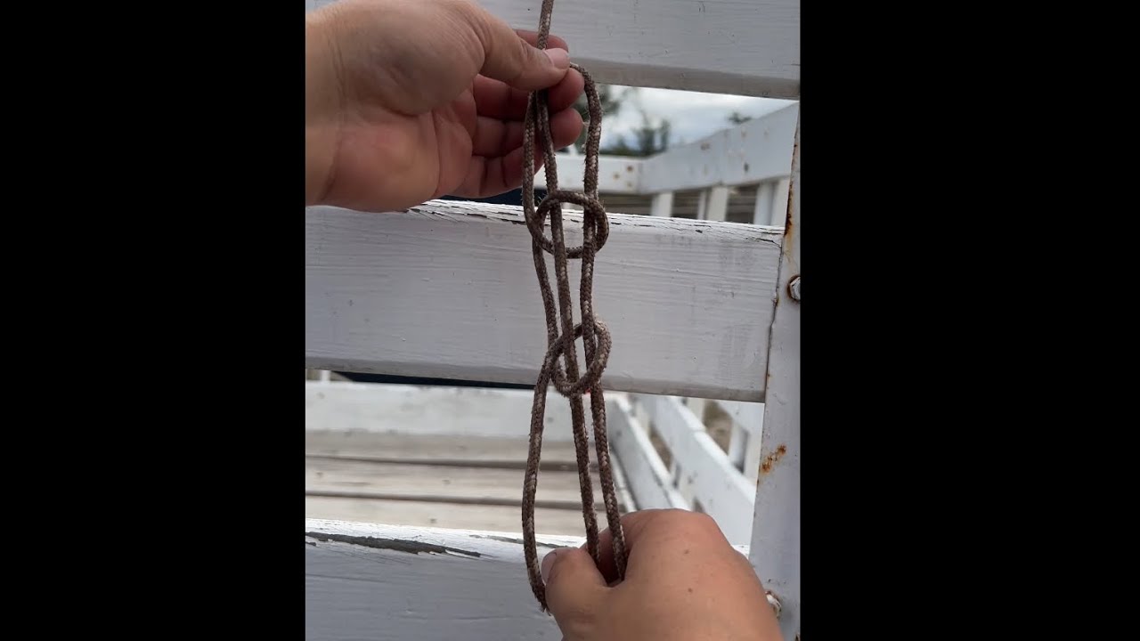 Cómo hacer el Nudo Margarita, ideal para tensionar y asegurar tus cargas