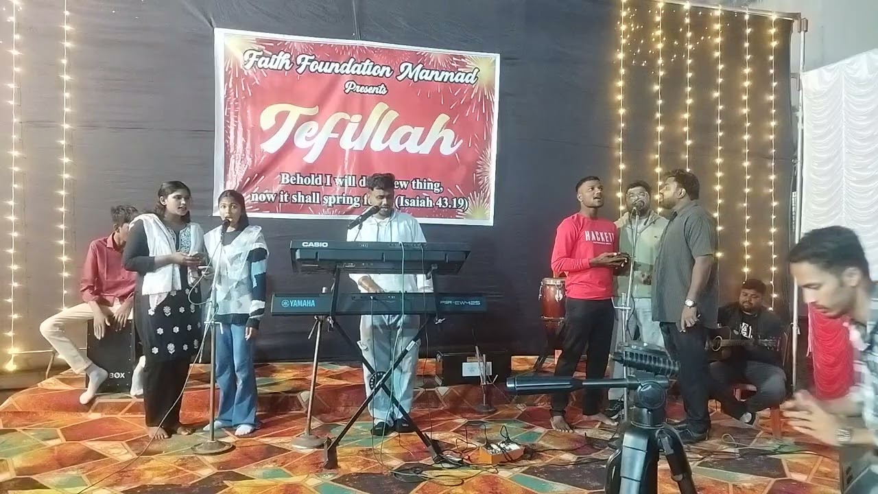 Pastor Antesh Jemmi Live | Tefillah | Manmad Christmas 2025 and New Year 2026 celebration part 1