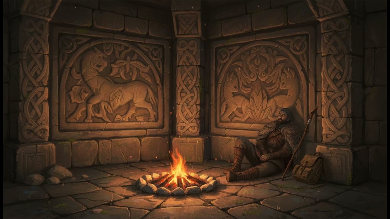 Fantasy Ambience for Sleep | Medieval Music After the Storm
