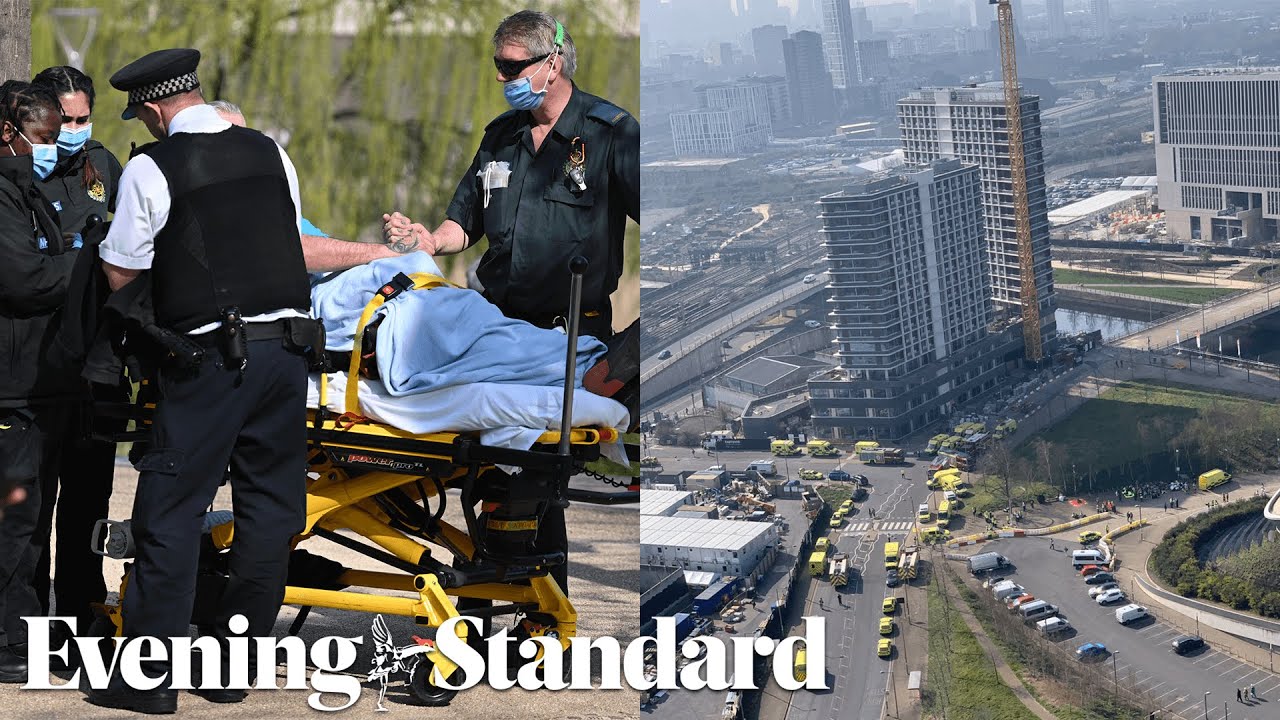 London Aquatics Centre: Emergency services on scene of major incident after chlorine leak