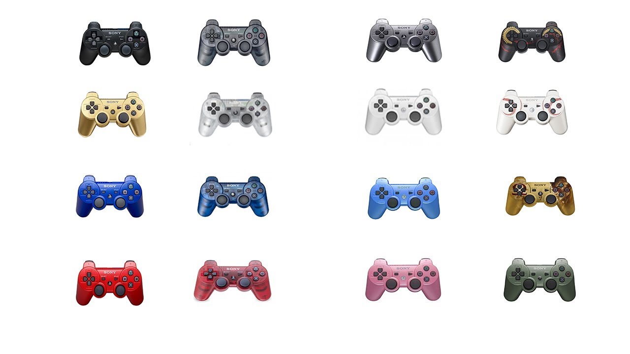 All Models of DualShock 3/Todos os Modelos de DualShock 3