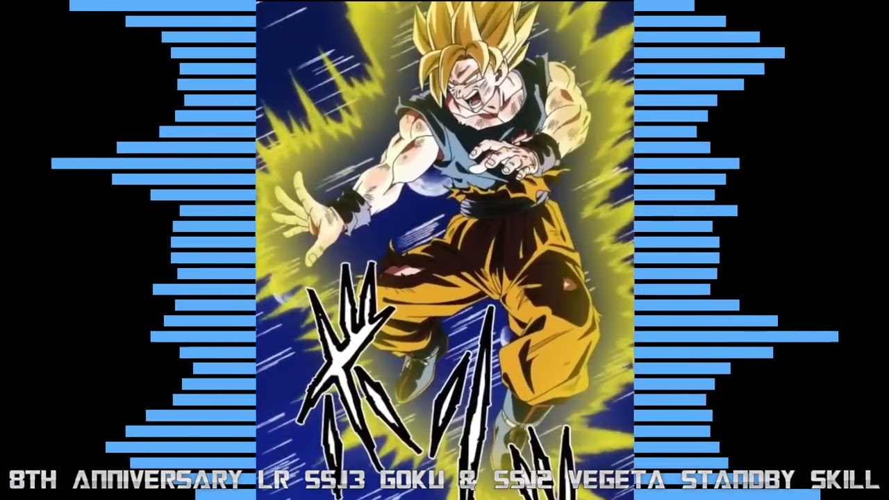 Dragon ball Z Dokkan Battle - 8TH ANNIVERSARY LR SSJ3 GOKU & SSJ2 VEGETA STANDBY SKILL COVER BGM