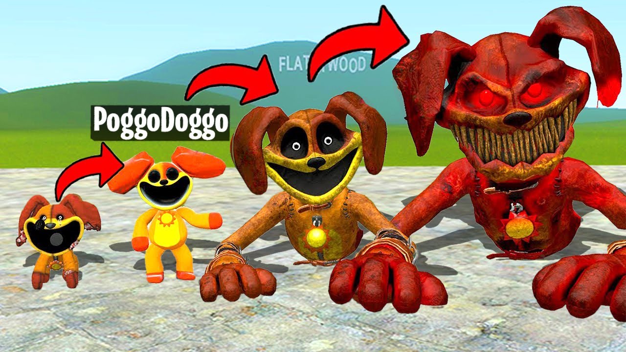L'EVOLUZIONE DI DOGDAY DI POPPY PLAYTIME CAPITOLO 3 SU GMOD CON POGGODOGGO!!
