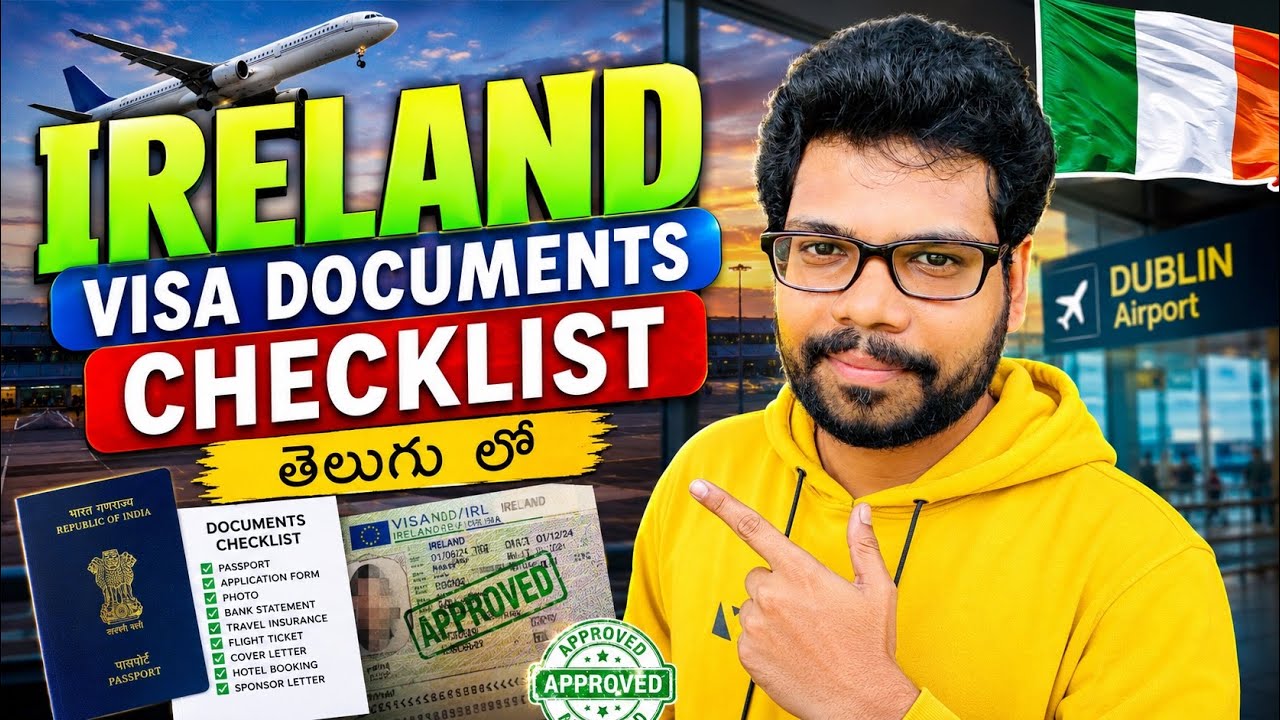 Ireland student visa process explained in telugu| #irelandteluguvlogs #student #telugu