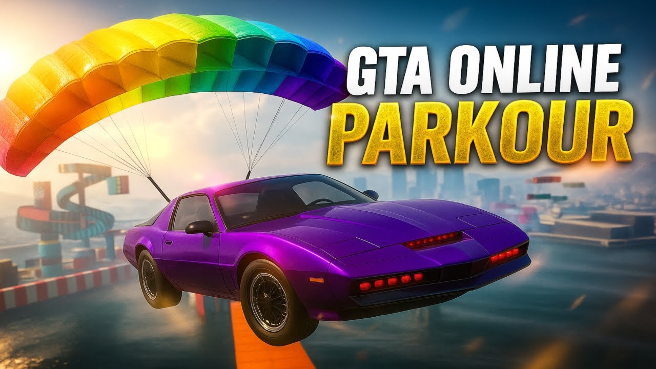 Flying Car Parkour 888.888% People FAIL This Race in GTA 5