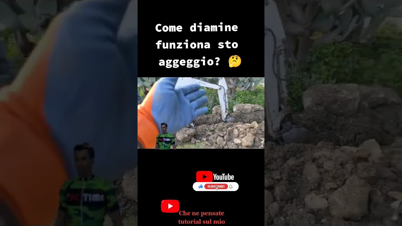 La mia prima volta alle prese con uno #Scavatore