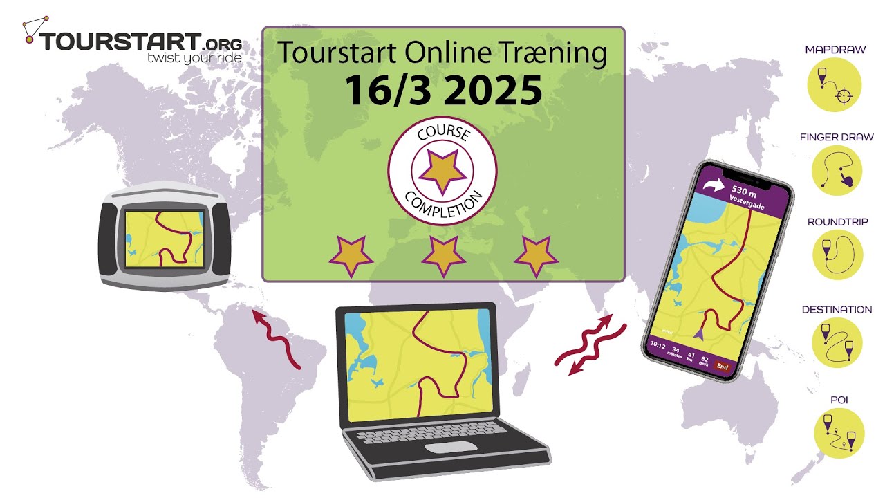 Tourstart Online Træning 16/3 2025