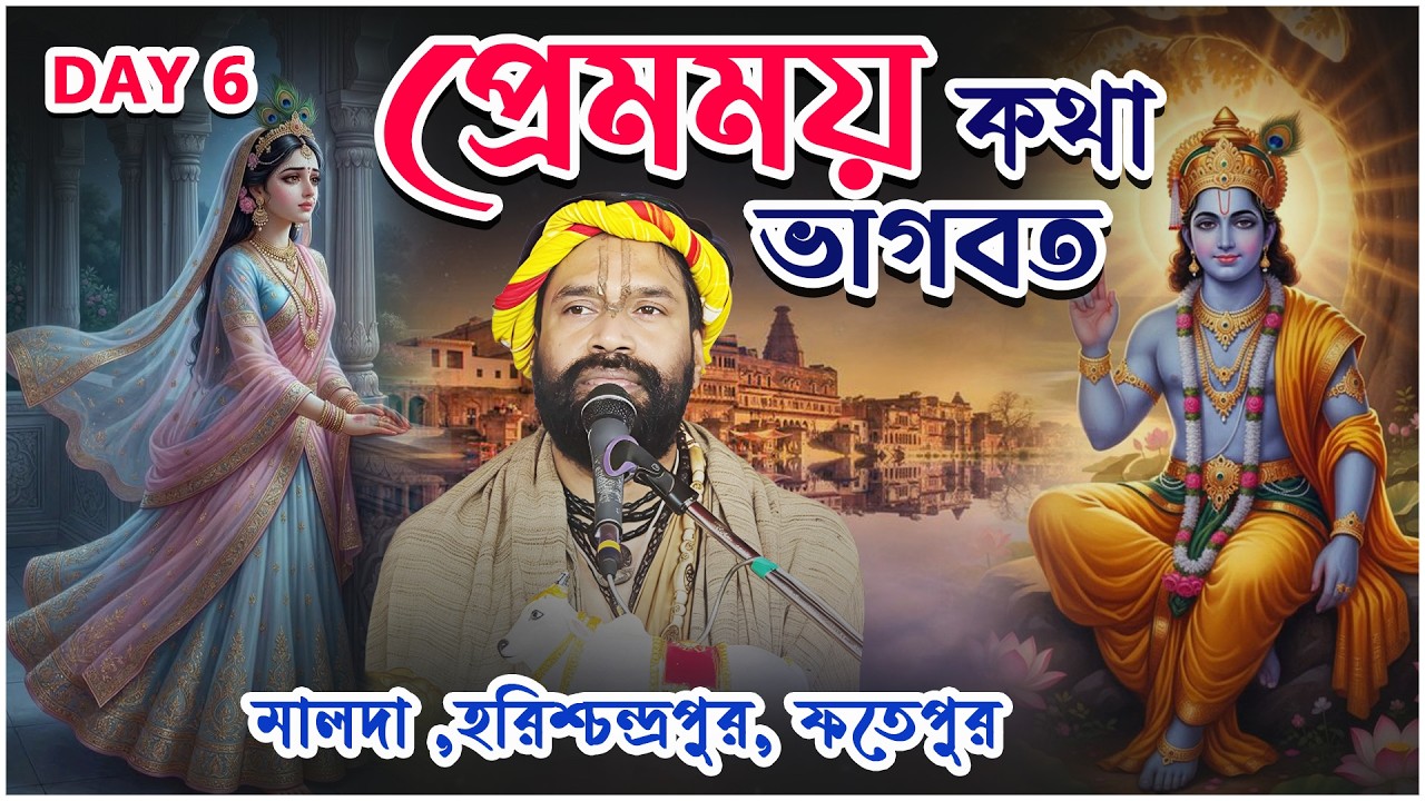 প্রেমময় ভাগবত কথা |মালদা ,হরিশ্চন্দ্রপুর, ফতেপুর |Day 6