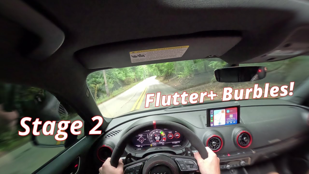 Stage 2 Rs3 POV Drive *loud* + Burbles and Launch Control