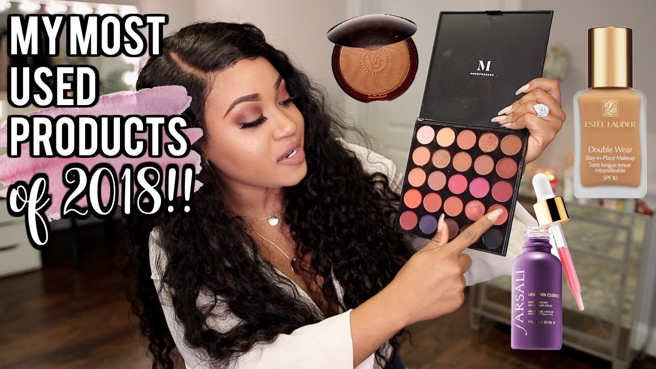 My Most Used Beauty Products of 2018! NitraaB