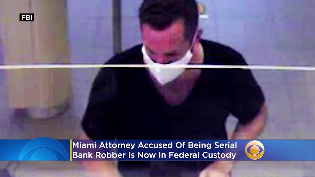 FBI: Miami Attorney In Federal Custody, Accused Of Being Serial Bank Robber