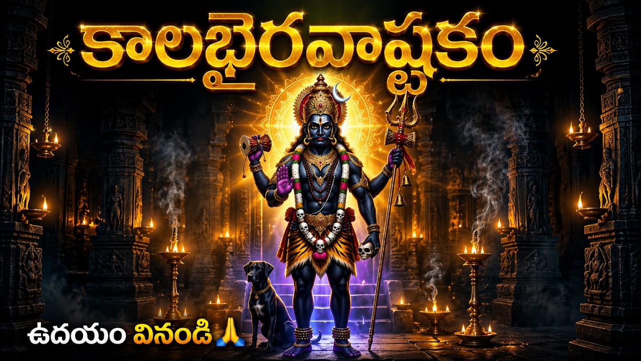 శ్రీ కాలభైరవాష్టకం 🙏 | Kalabhairavashtakam | Powerful Female Voice | Lord Shiva Devotional Stotram