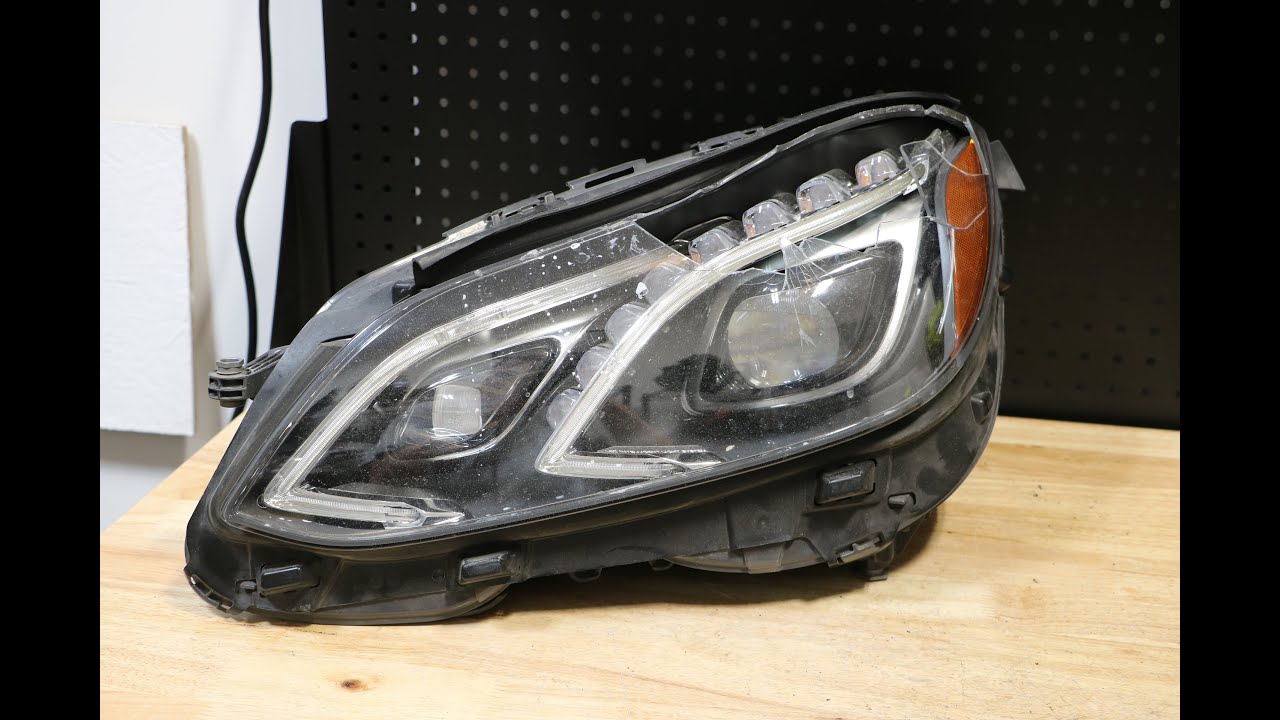 2014-2016 Mercedes Benz E400 LED Headlight Teardown