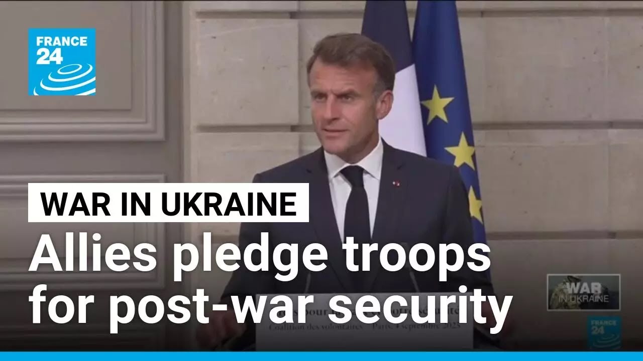 Macron says 26 countries offer to participate in Ukraine post-war security &bull; FRANCE 24 English