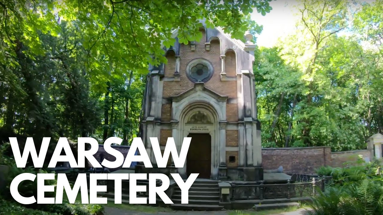 Evangelical-Augsburg Cemetery, Warsaw, Poland - 4K Silent Walking Tour (31 May, 2023)