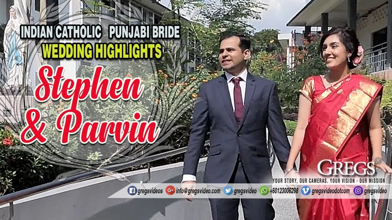 Indian Catholic + Punjabi Bride Wedding Highlights // Stephen & Parvin