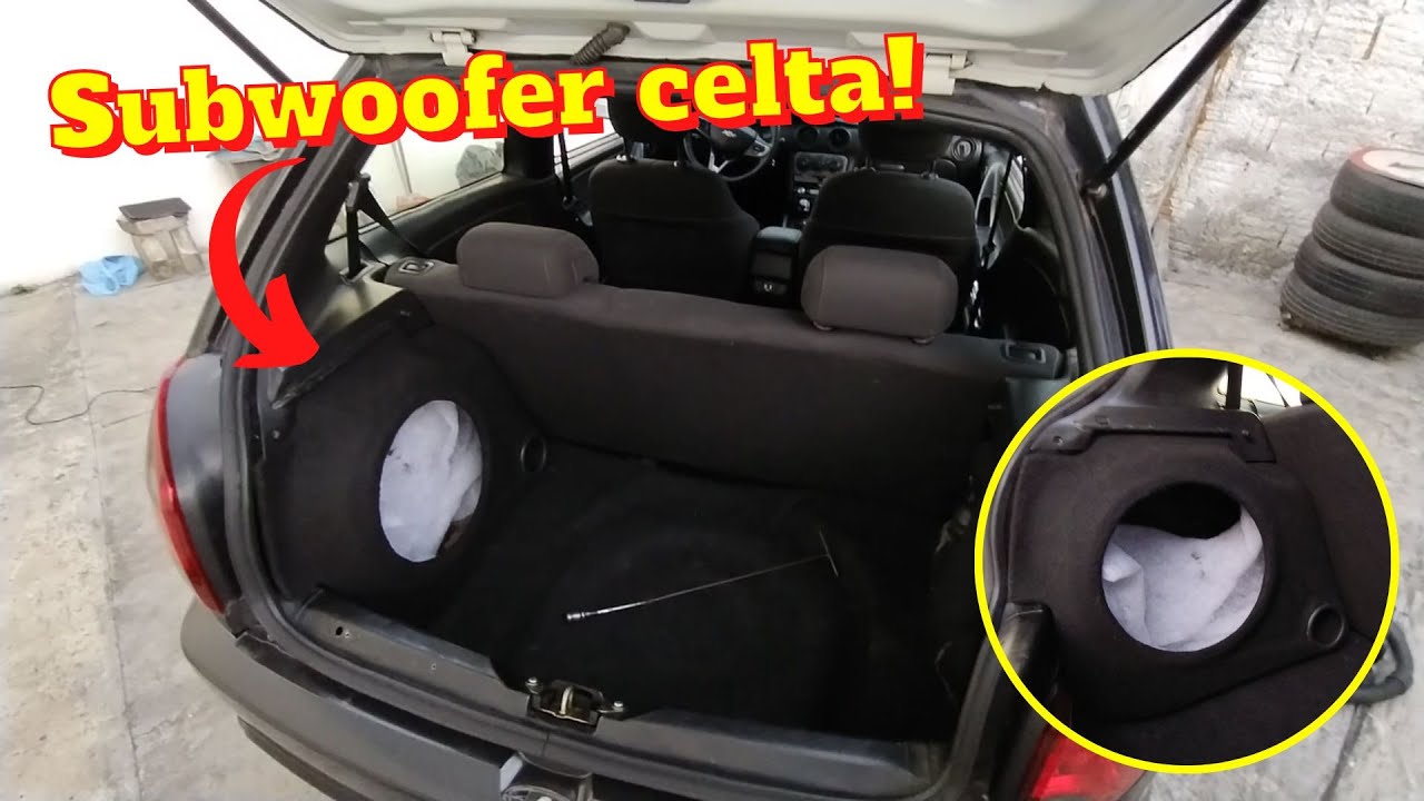 Caixa de fibra para subwoofer celta