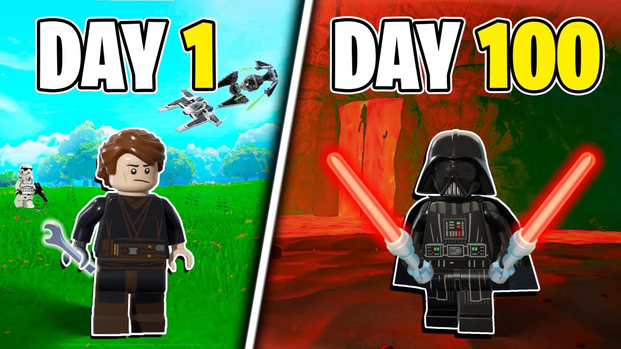 I Survived 100 Days of Star Wars on LEGO Fortnite