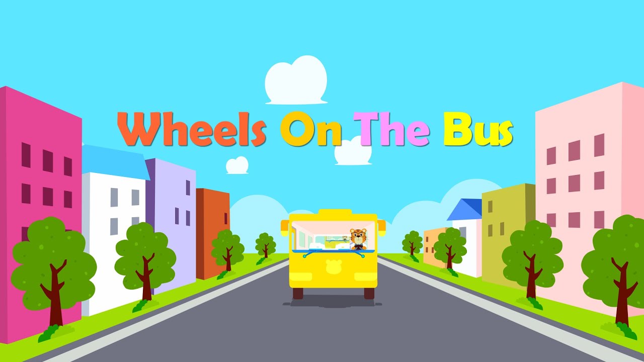 【英語兒歌】Wheels On The Bus | 兒歌童謠 | 幼兒早教啟蒙 | Nursery Rhymes | 貝樂虎 | BabyTiger