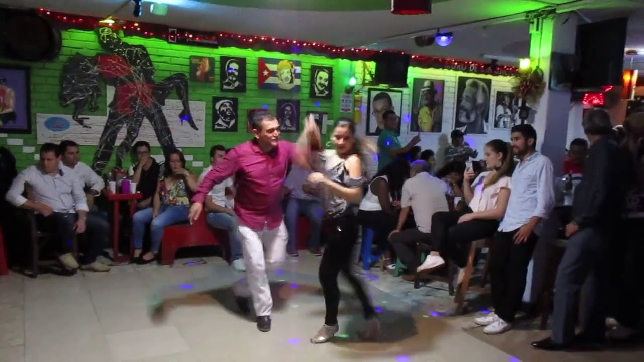 Liliana Calle y Gustavo Rincón, en el encuentro de bailadores.