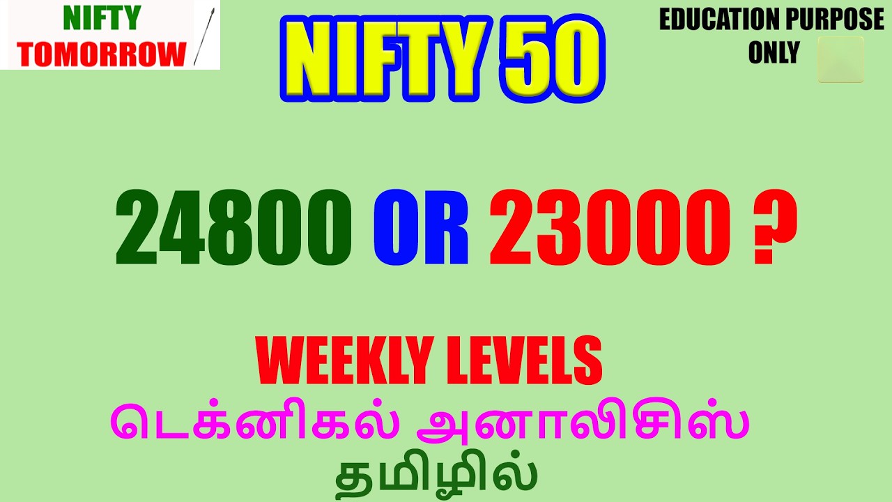 Nifty Weekly Analysis | This Week Nifty Positive? | Technical Analysis In Tamil