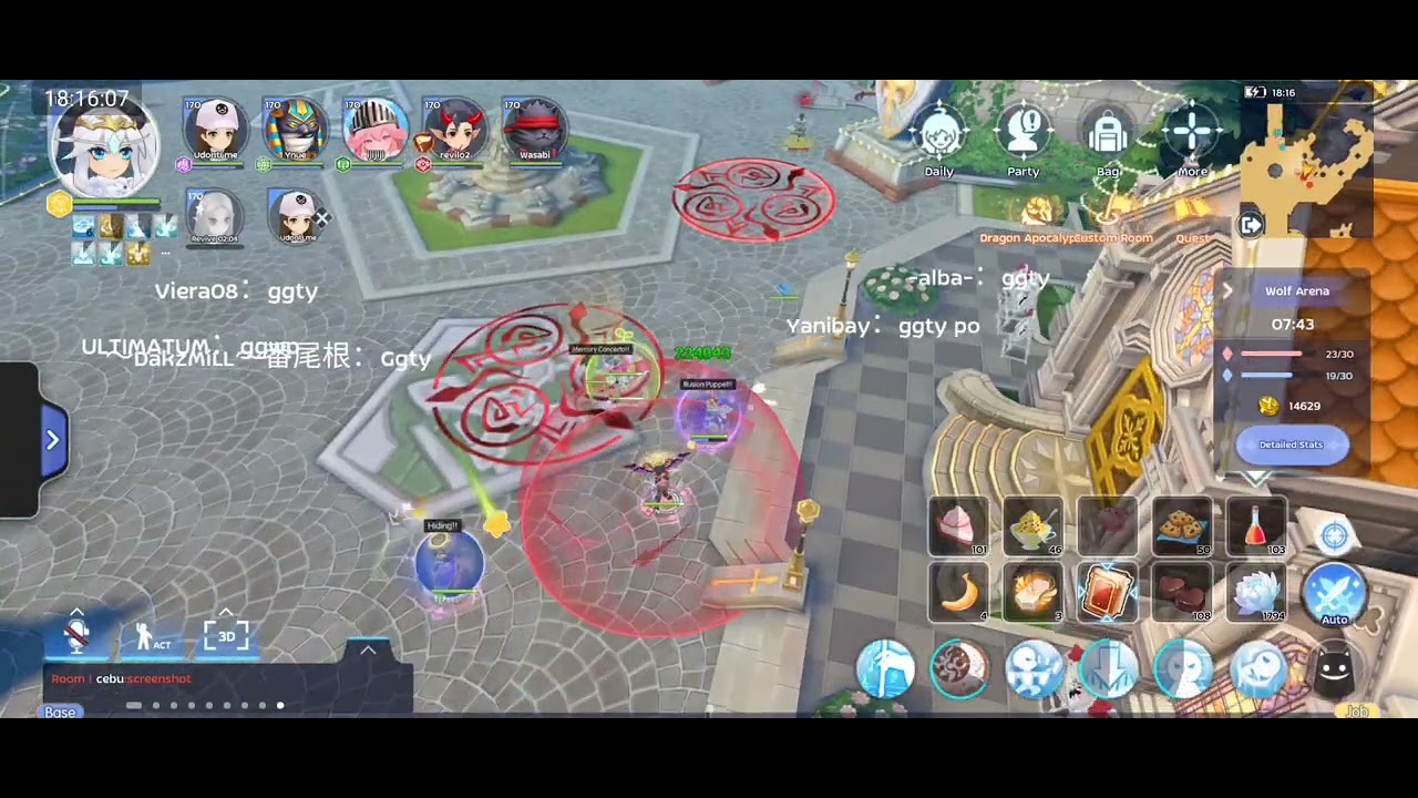 ｘＷｏrｓt - mini pvp - Team Miho vs Team Cebu (5v5)