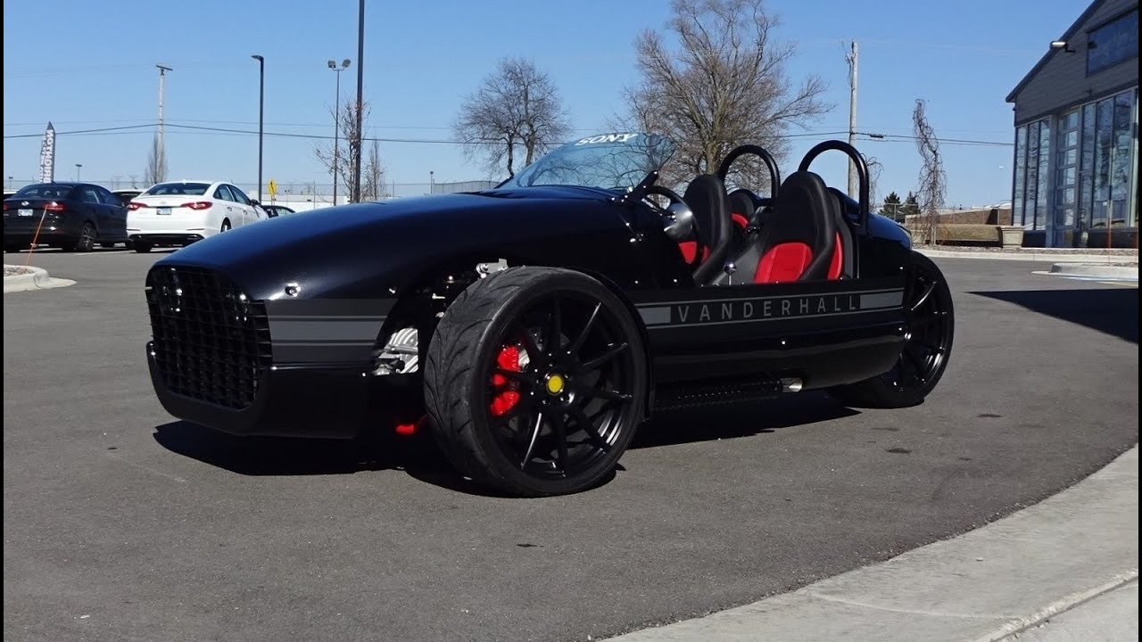 2018 Vanderhall Venice Custom in Black for Sony & Engine Sound on My Car Story with Lou Costabile