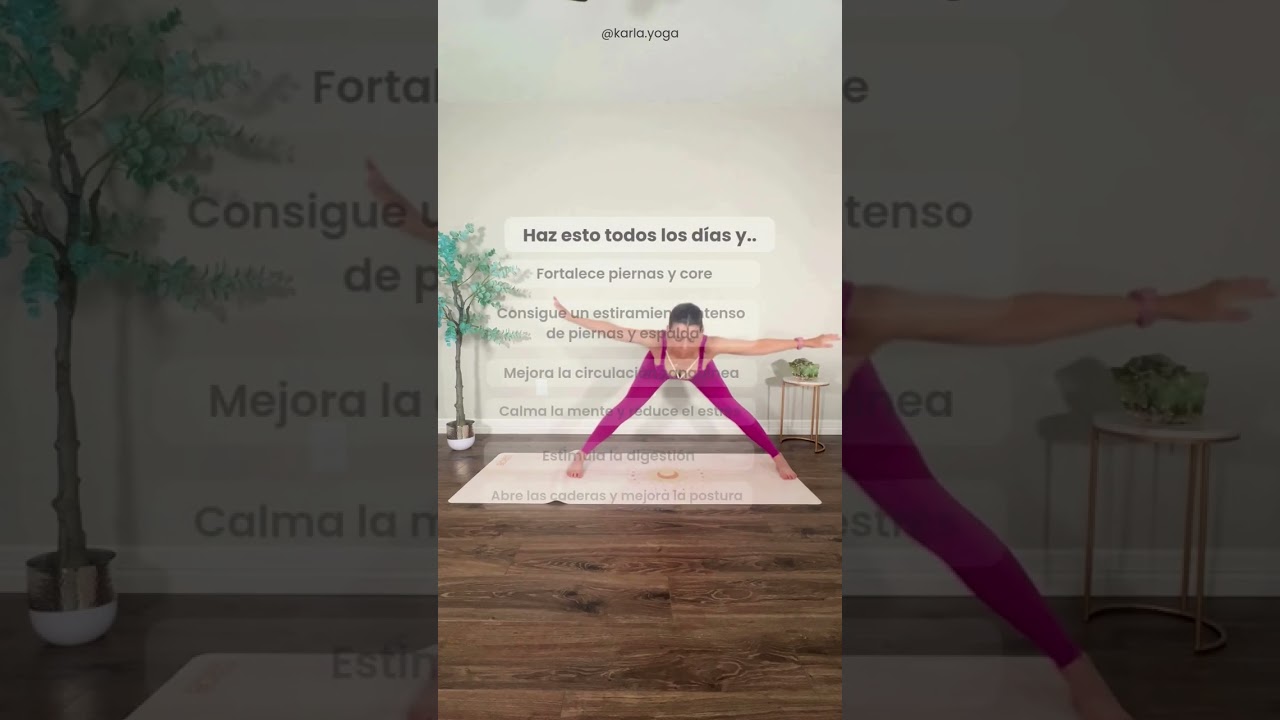 Beneficios de las posturas de yoga #prasaritapadottanasana #posturasdeyoga #yogaposes