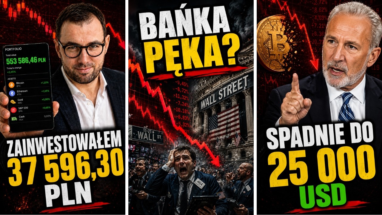 Krach na Wall Street i krypto! To dopiero początek wielkiej wyprzedaży?