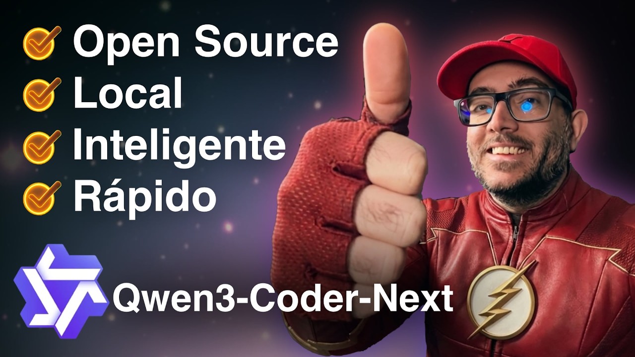 Qwen3-Coder-Next, o MELHOR modelo Open Source para programadores?