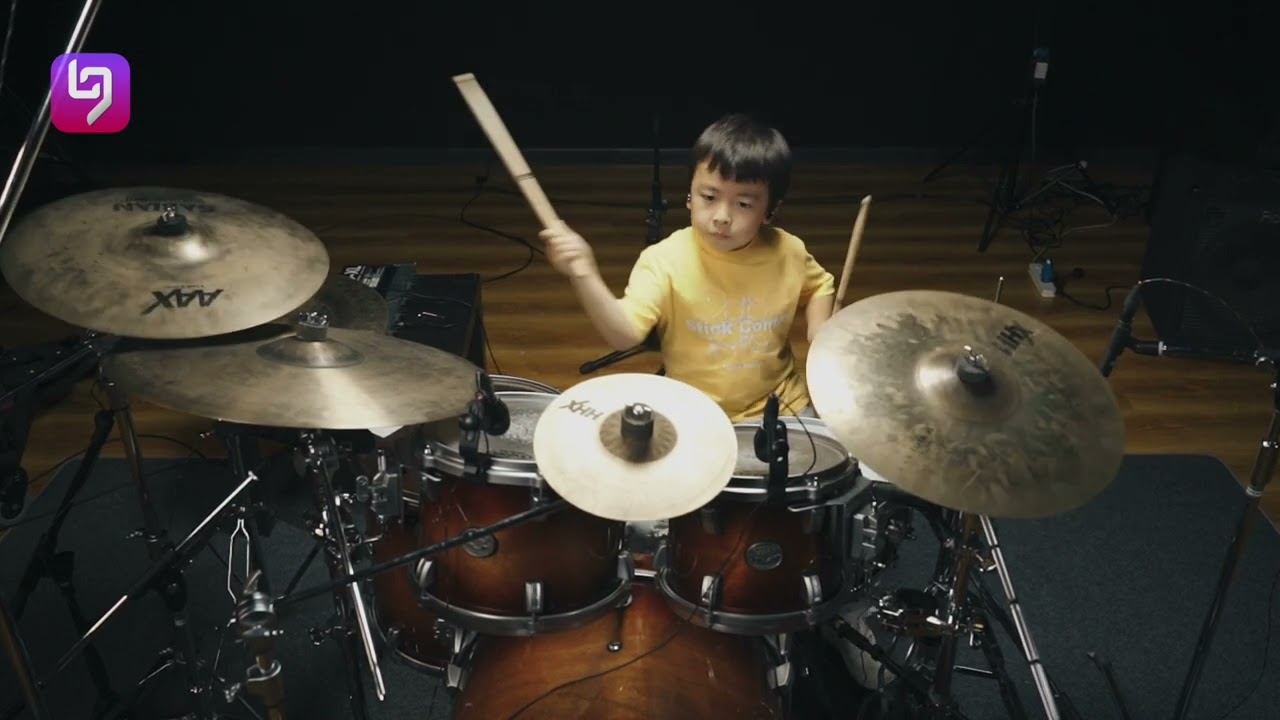 🔥 6-Year-Old Drum Prodigy CRUSHES "Get To It" at NINE BEATS Drummer Academy! 🥁