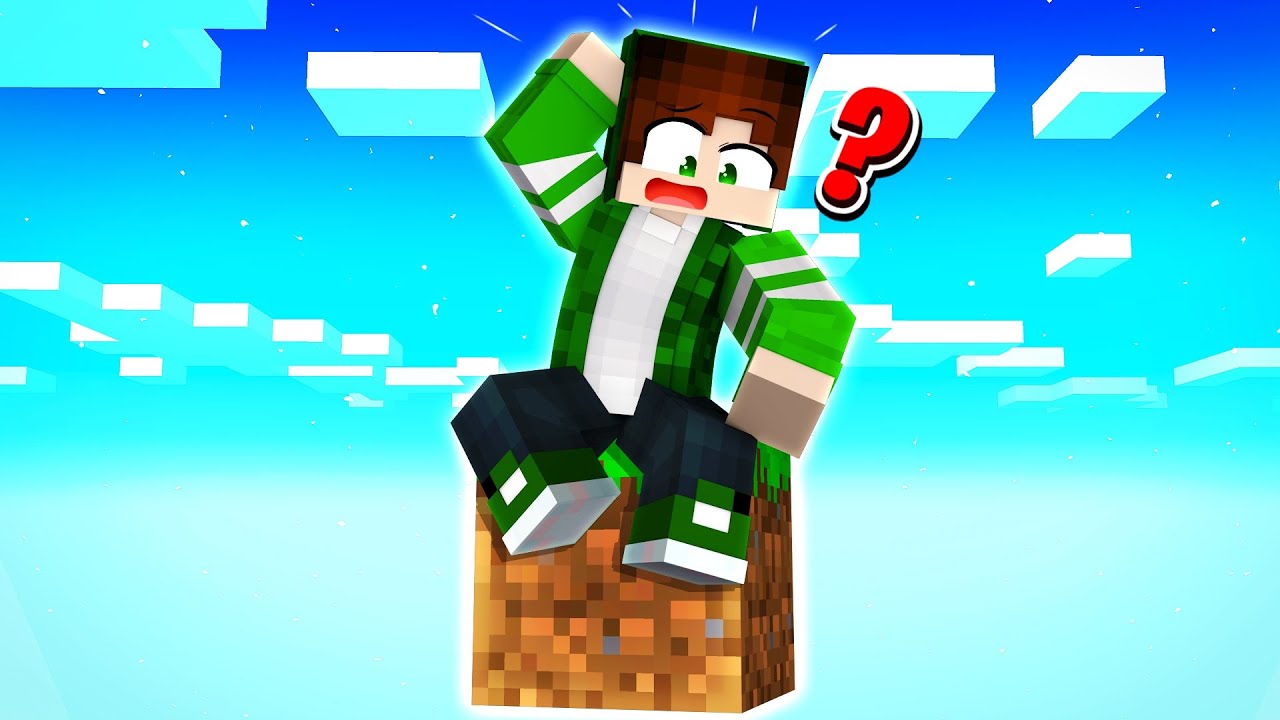 MINECRAFT, mas só tem um bloco