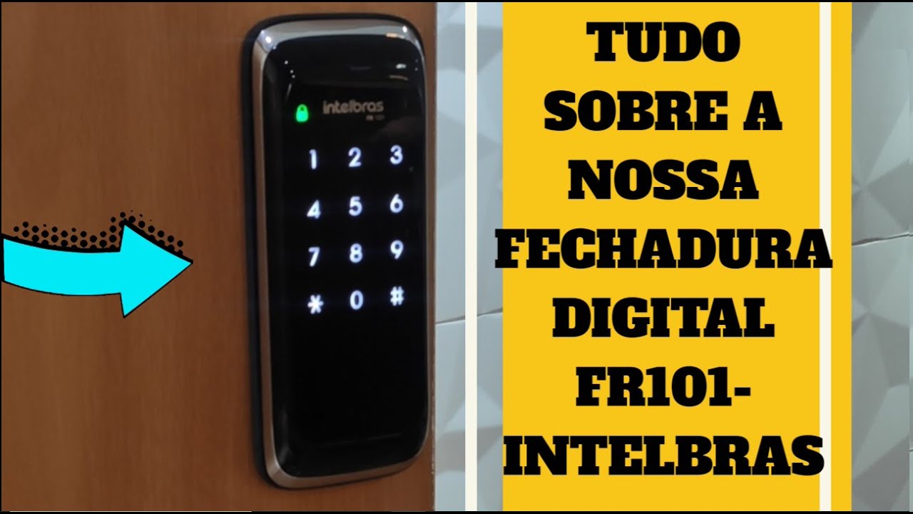 Tudo sobre a FECHADURA DIGITAL INTELBRAS FR101 - APARTAMENTO MRV
