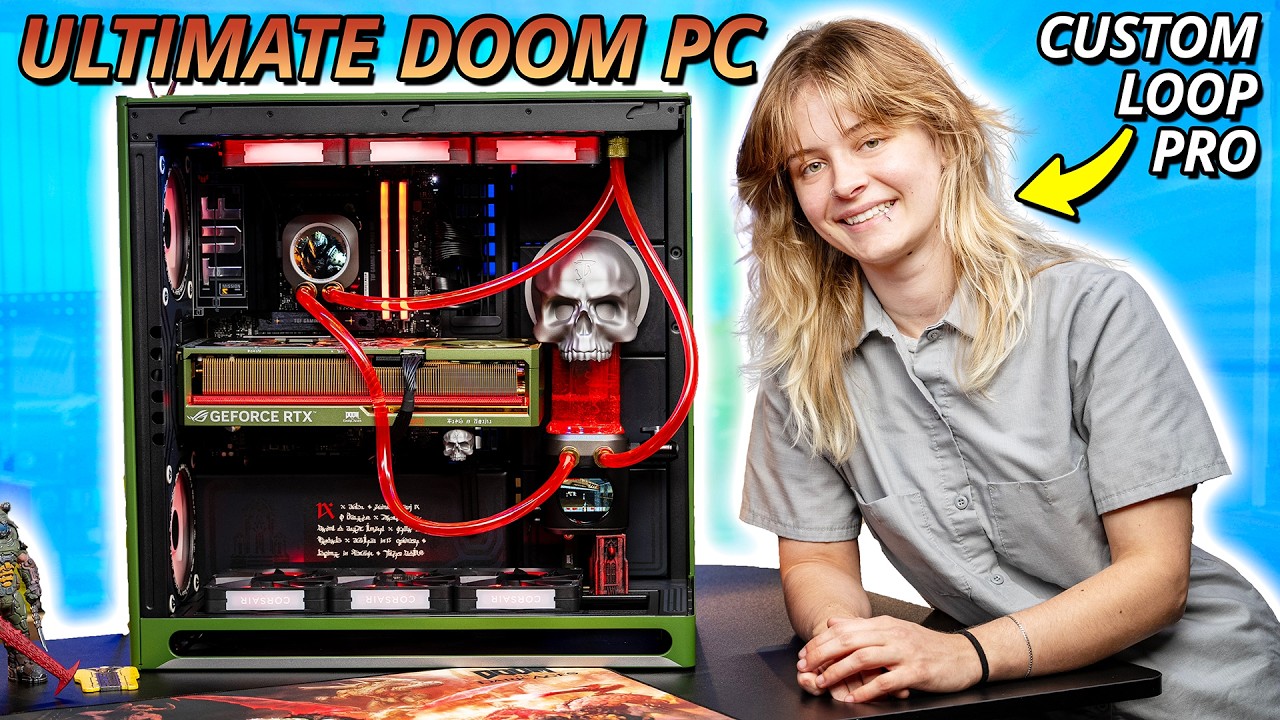 Ultimate DOOM PC Custom Loop | Let's Build at Micro Center