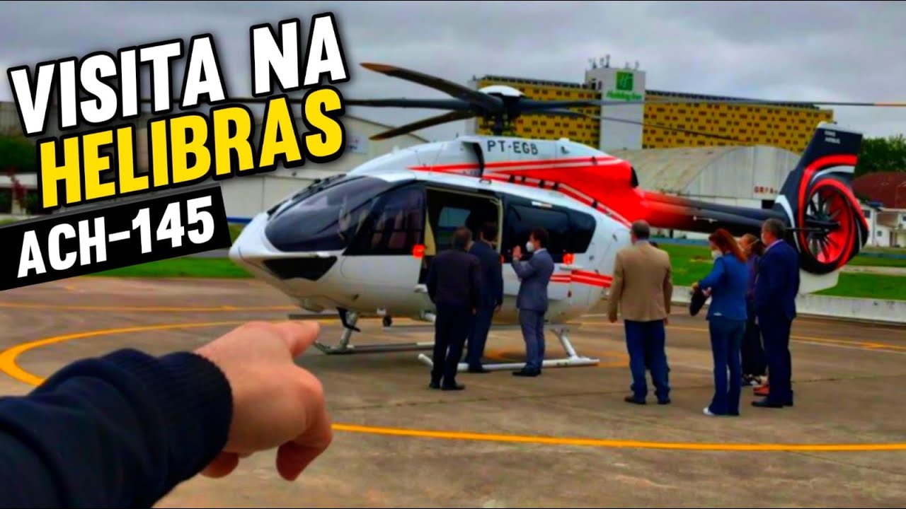 Voo com ACH 145 com novo rotor e visita na Helibras em Itajubá =D
