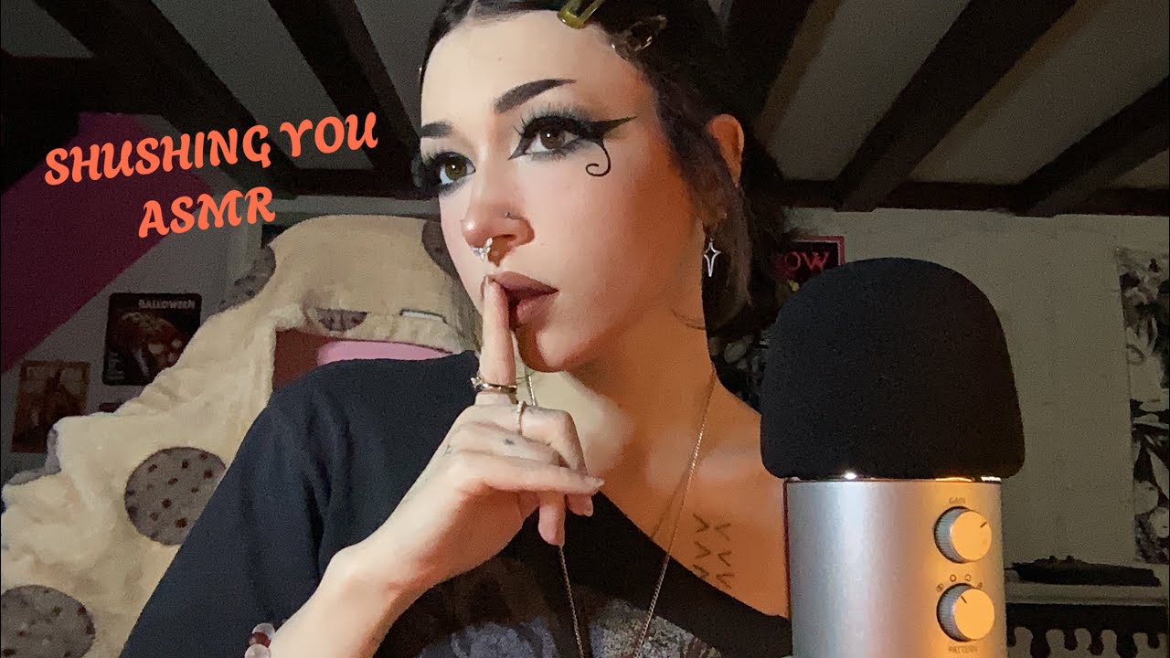 Shushing You & Rambling ASMR | Whispering, Hand Movements, Visual Triggers