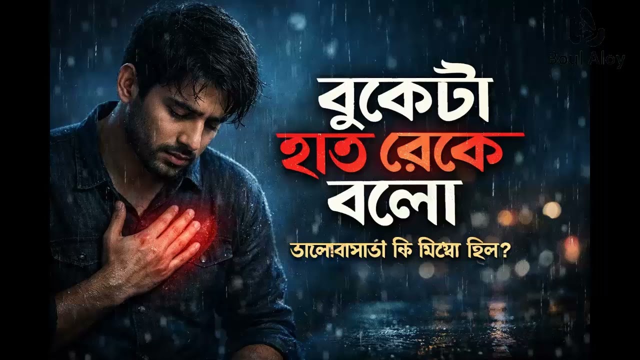 বুকেতে হাত রেখে বলো | Bangla Sad Romantic Song | আমায় কি মনে পড়ে না