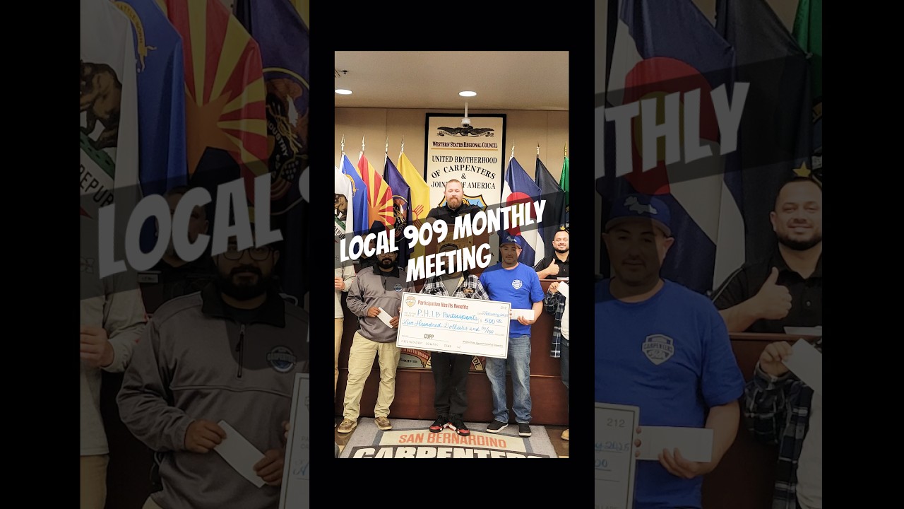 #unioncarpenters #local909