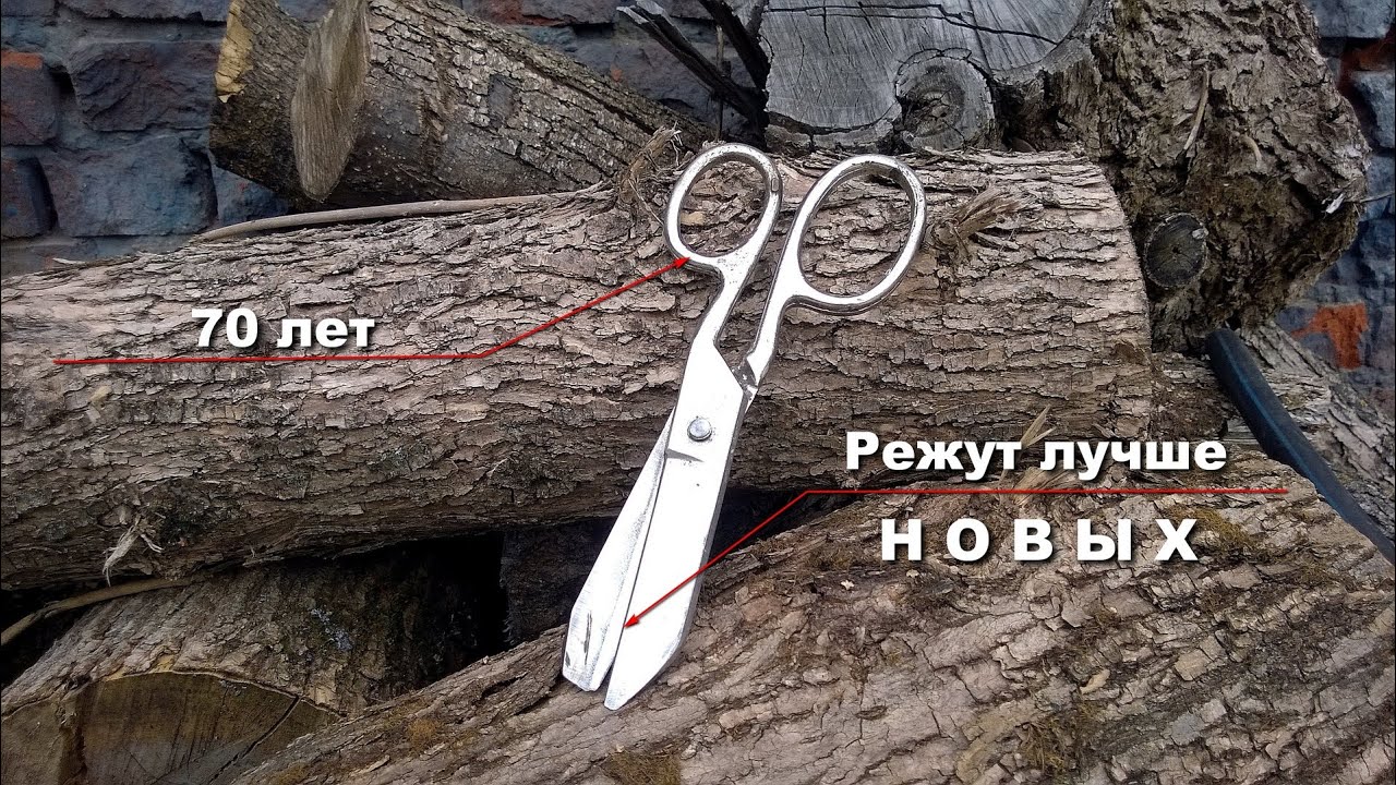 НОВАЯ жизнь для СТАРЫХ ножниц