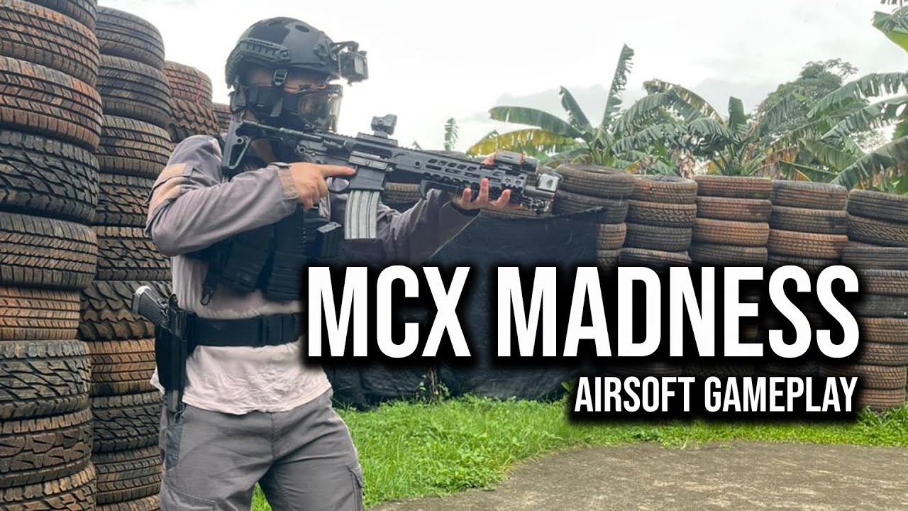 SIG MCX Virtus Madness! Airsoft in a Military Base