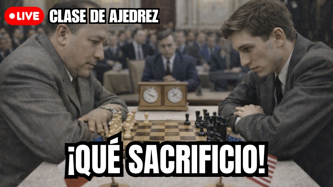 ¡IMPACTANTE SACRIFICIO DE DAMA!: Letelier vs Fischer (Leipzig, 1960)