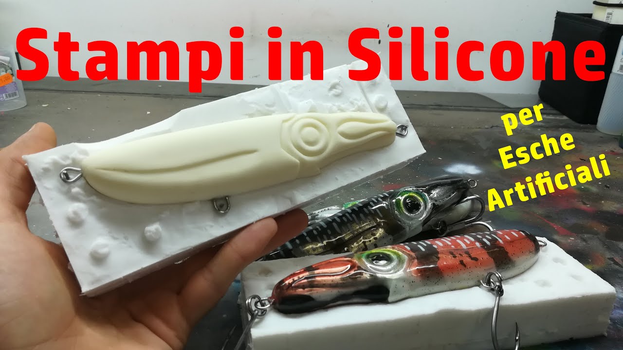 STAMPO in SILICONE per Esche Artificiali - Metodo FACILISSIMO per farlo in casa!