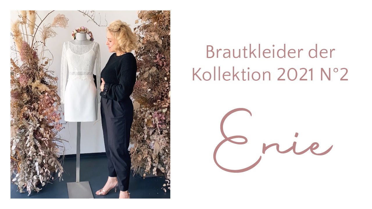 Lang&auml;rmeliges Brauttop mit filigranem Bl&auml;ttermuster und wei&szlig;er Mini-Rock - Enie I noni Brautmode