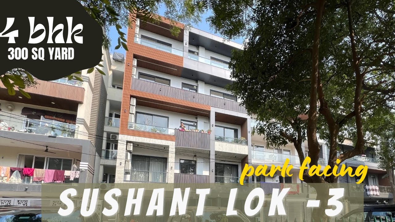  🔥 Park-Facing Grandeur – 300 Sq Yard Ultra-Luxury 4BHK | Sushant Lok-3