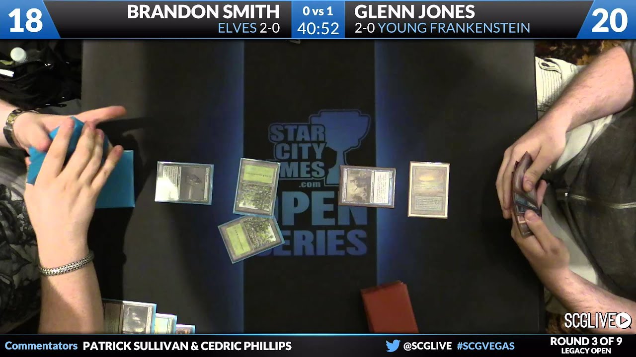 SCGVEGAS - Legacy - Round 3 - Glenn Jones vs Brandon Smith [Magic: the Gathering]