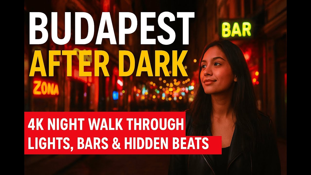 Budapest After Dark | 4K Night Walk Through Lights, Bars & Hidden Beats