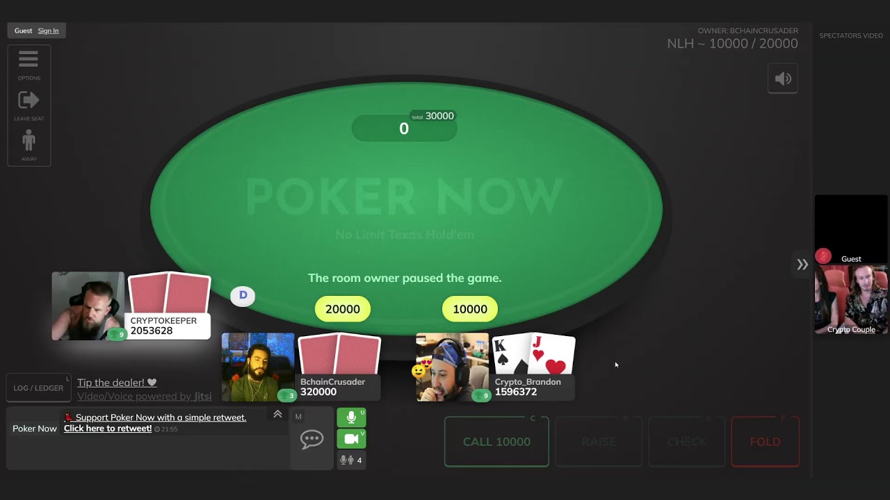Friday Night Poker with the CryptoFam!