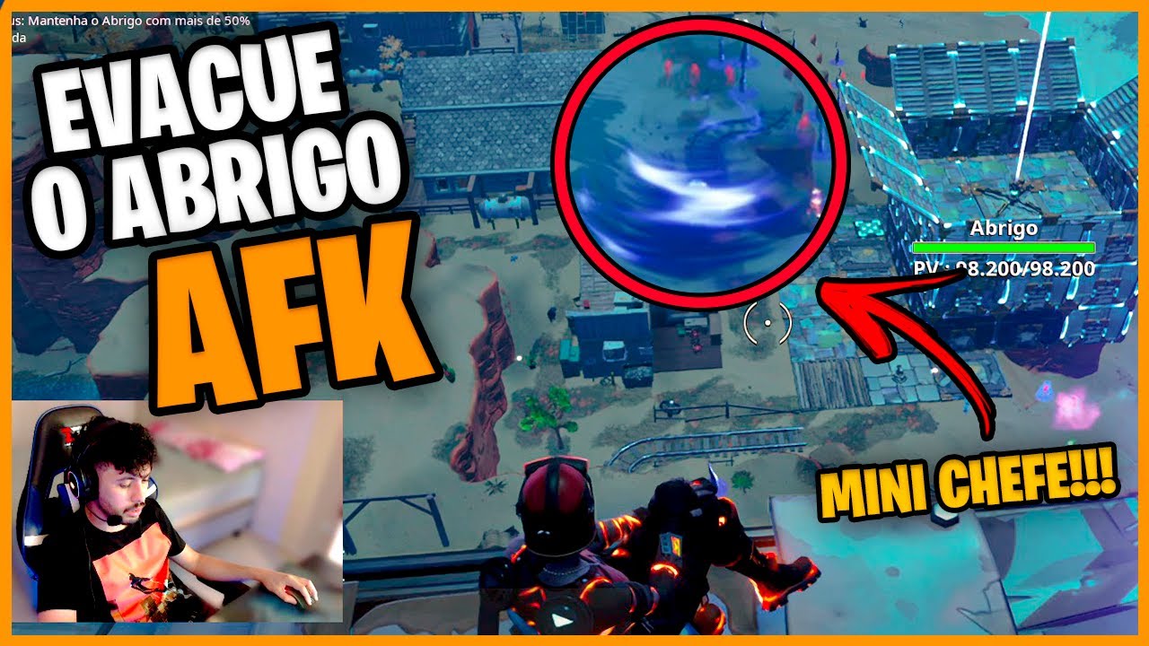 [PASSO A PASSO] como fazer EVACUE O ABRIGO AFK - Fortnite Salve o Mundo