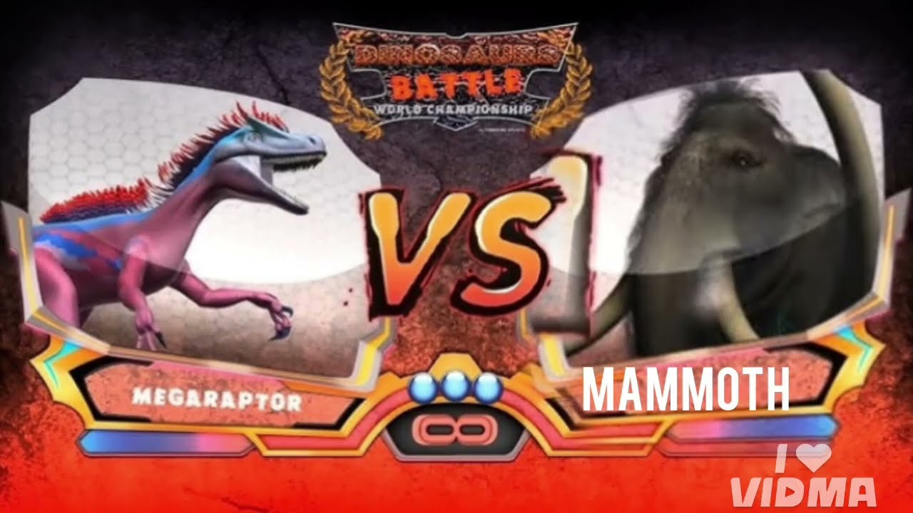 Dinosaur battle special events megarator vs mammoth 